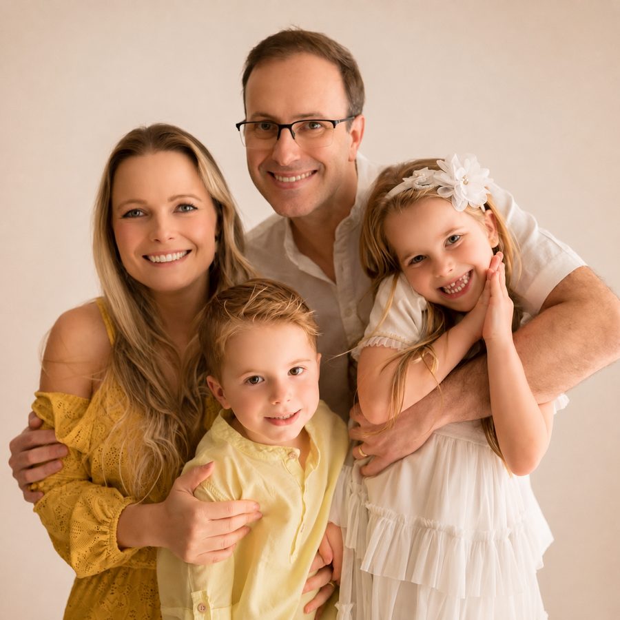 Dra. Denise Uecker com sua família